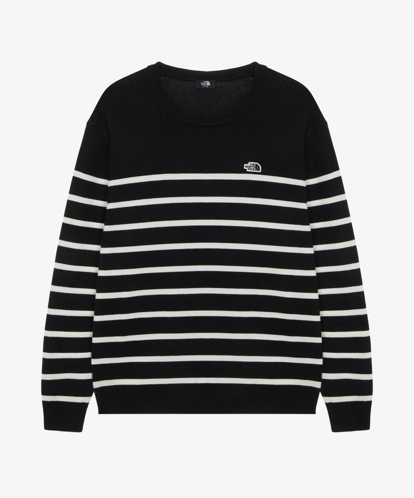 Noseupeiseu Nt7Ar70A Men'S Borga Striped Sweater Black