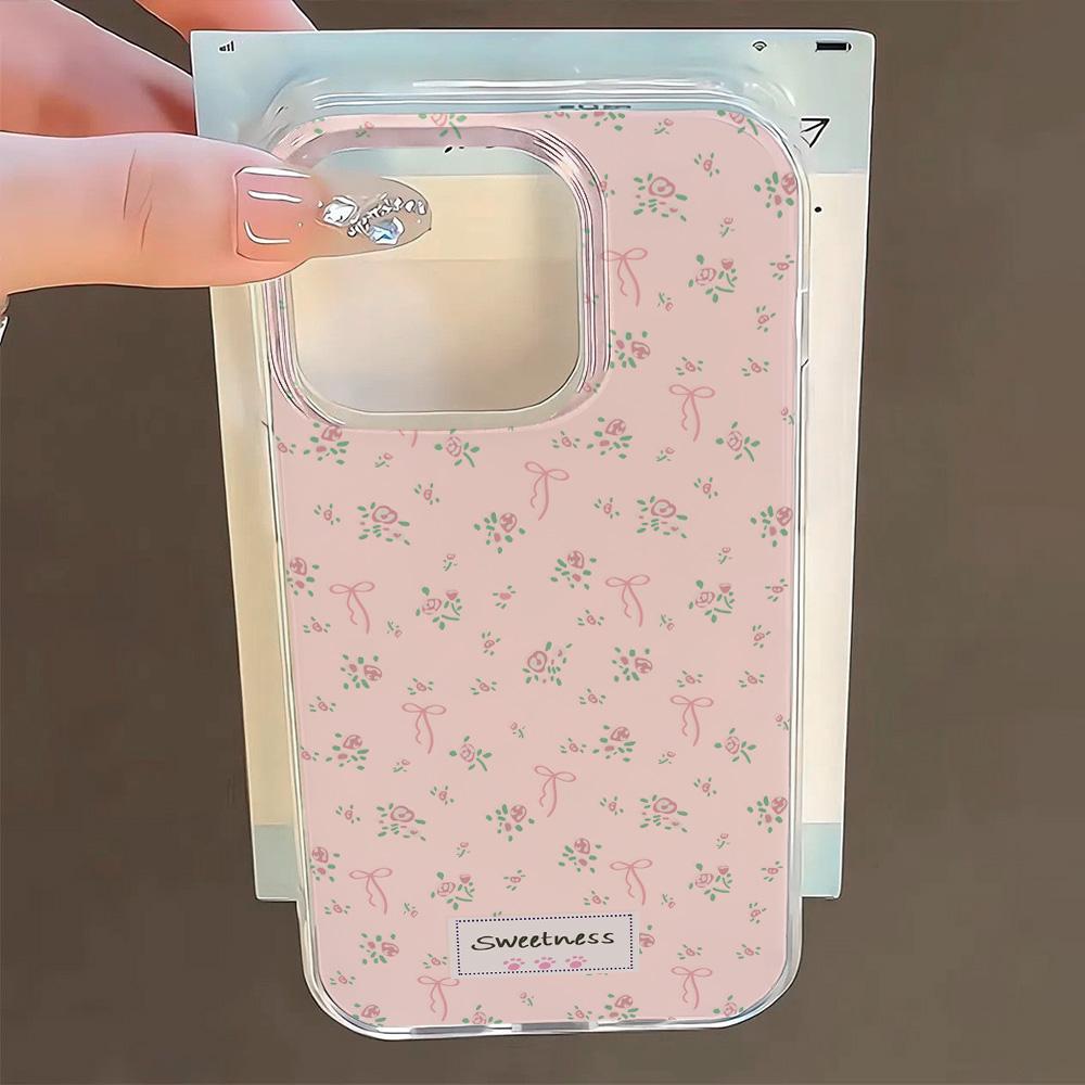 Painted Phone Case for iPhone 12 13 15 16 iPhone 16 12 13 14 15 Pro  14 15 16 Pro Max Coverage Shockproof Anti-Fingerprint Fresh Style Protective Case