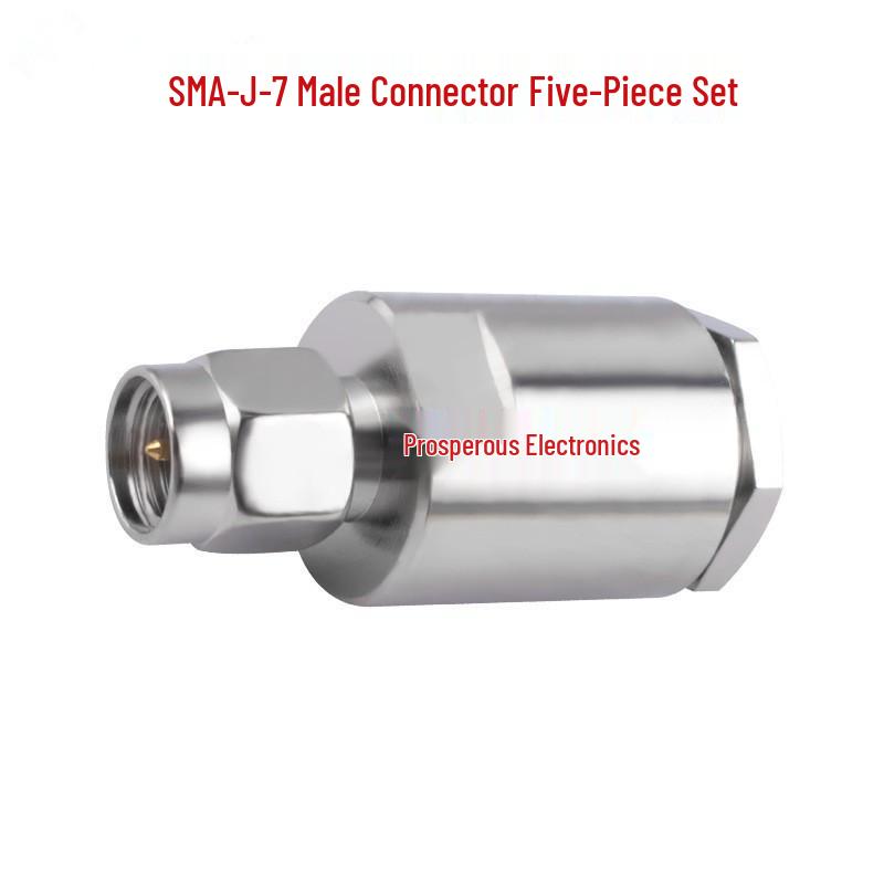 

SMA-J-7 Male 5-Piece Crimp Set for 50-7 LMR400 RF Connector