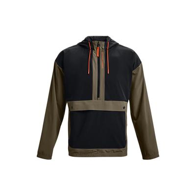 Pullover Web-Trainings-Colorblock-Hoodie Herren Hoodies Grün 1366188-361