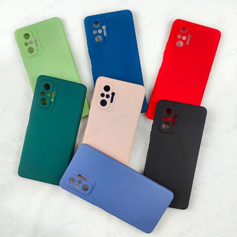 Flüssighülle im quadratischen Design für Xiaomi Redmi Note 10 Pro Silikon-Gummischutzhülle für Redmi Note 10 Hülle für Redmi Note 11 Note 11 Pro Plus