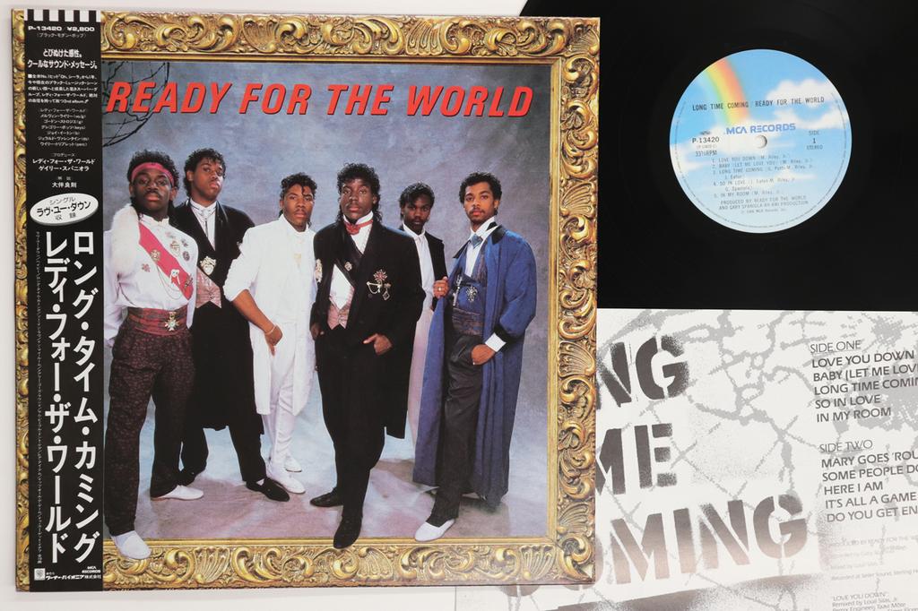 LP Record READY FOR WORLD - Long Time Coming P13420 MCA 1986 Japan Obi Soul/Funk Used