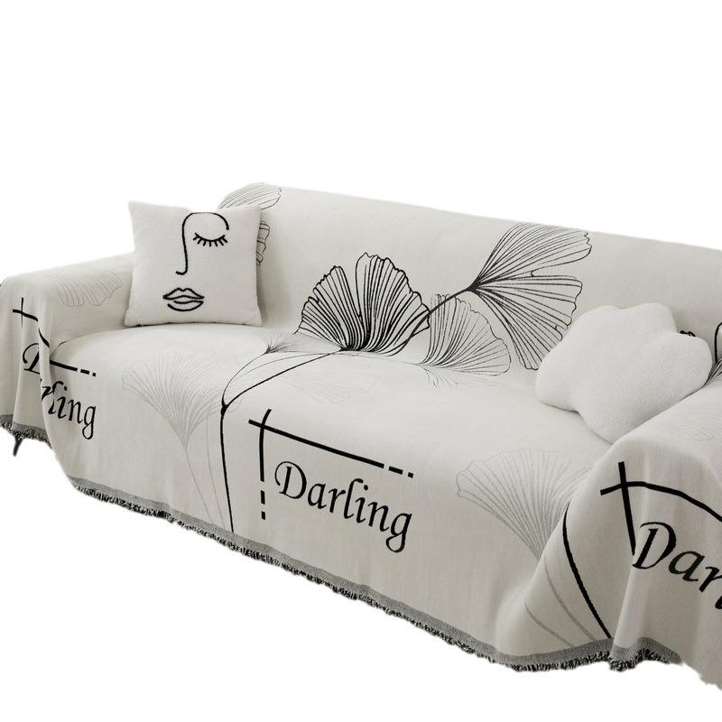 Anti-cat Scratch Sofa Towel, Universal for All Seasons, Simple Ins Style Sofa Cover Cloth, Full Cover Sofa Cover, Dust-proof Sofa Blanket