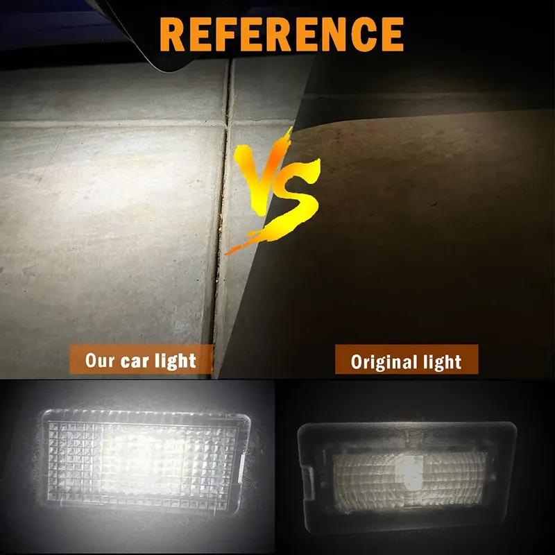 For Tesla Model 3 Y S X Ultra-bright Interior LED Lighting Bulbs Kit Accessories Fit Trunk, Frunk, Door Puddle, Foot-Well Lights
