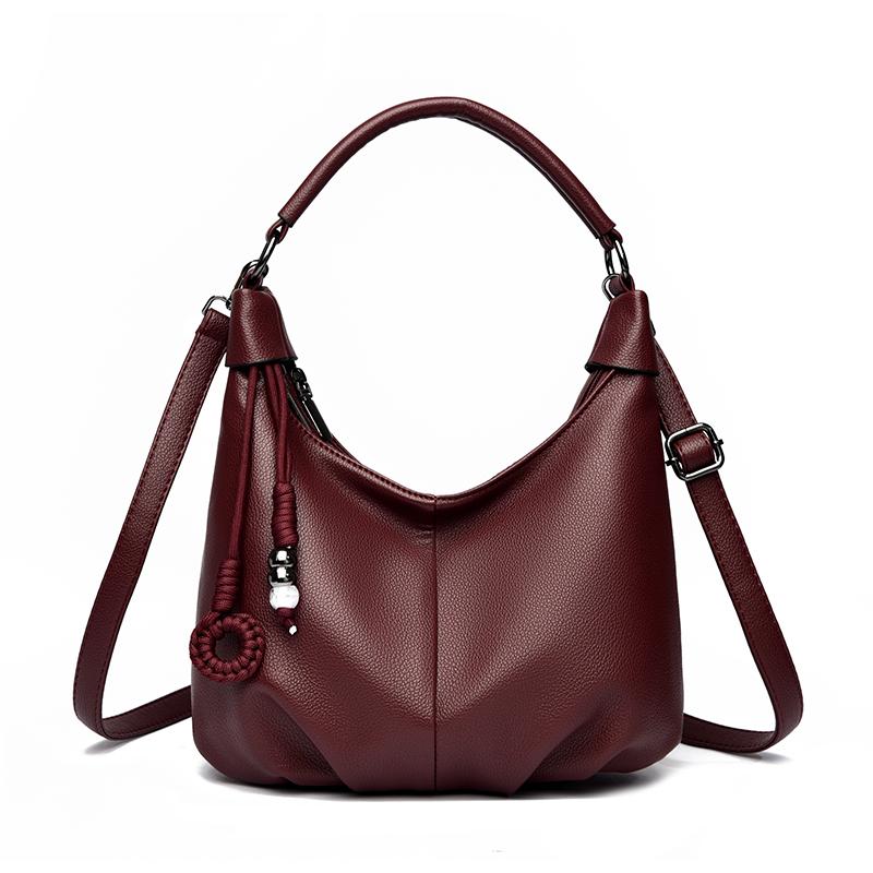 Vintage Große Kapazität Achseltasche Damen Schulter Crossbody Tasche