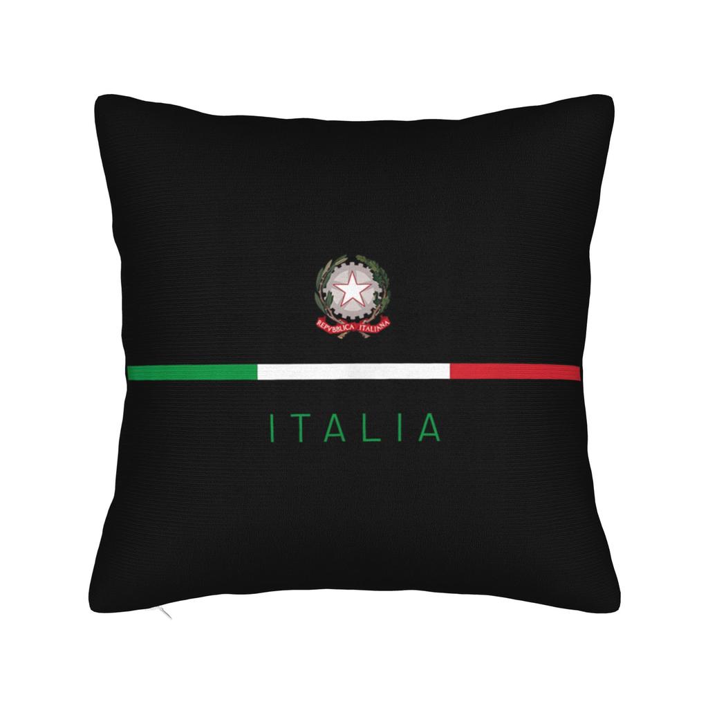 Pillow Cover Italy Flag Holiday Italy Heart Italian Flag  Morden Pillow Case For Sofa Bedroom Home Decor Pillowcases