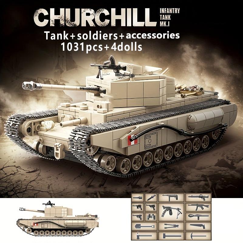 2. světová válka Vojenské Německo Panther Střední tank Panzer IV Tank Stavebnice Armádní zbraně Tiger I Těžké tanky Městské kostky Dětské hračky