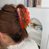 Korean Style Acetic Acid Hair Claw Waterproof Acrylic Hair Accessories Fruit Shark Clip  Spring