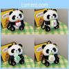 Flower Cute Panda Backpack Mahjong For Wealth Honey Jar Avocado Bag Plush