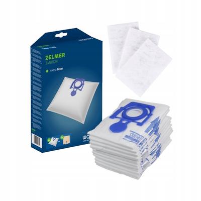4 X Vacuum Cleaner Bags Zelmer Elf 3 Zvc165Ef