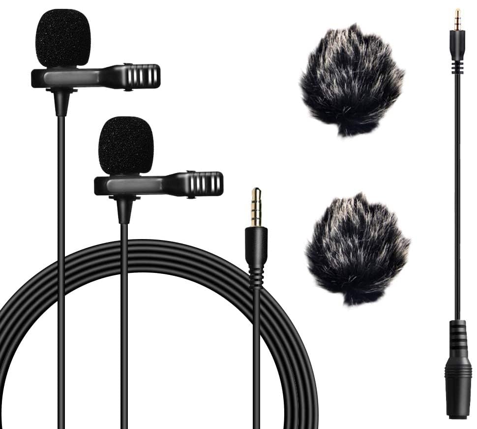 Nicama LVM2 Mini Clip Pin Condenser High for Digital SLR iPad Android Compatible Mini Plug Microphone, Microphone, Microphone, Omnidirectional,