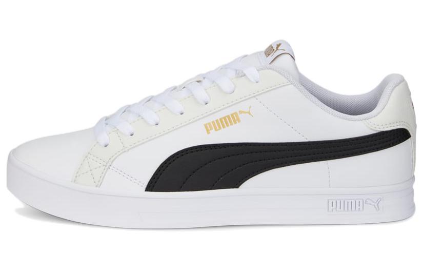 PUMA Smash Vulc V3 Lo White Black 380752-10 38