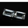Natural White Ceylon Sapphire 16.32ct Emerald Cut Certified Loose Gemstone