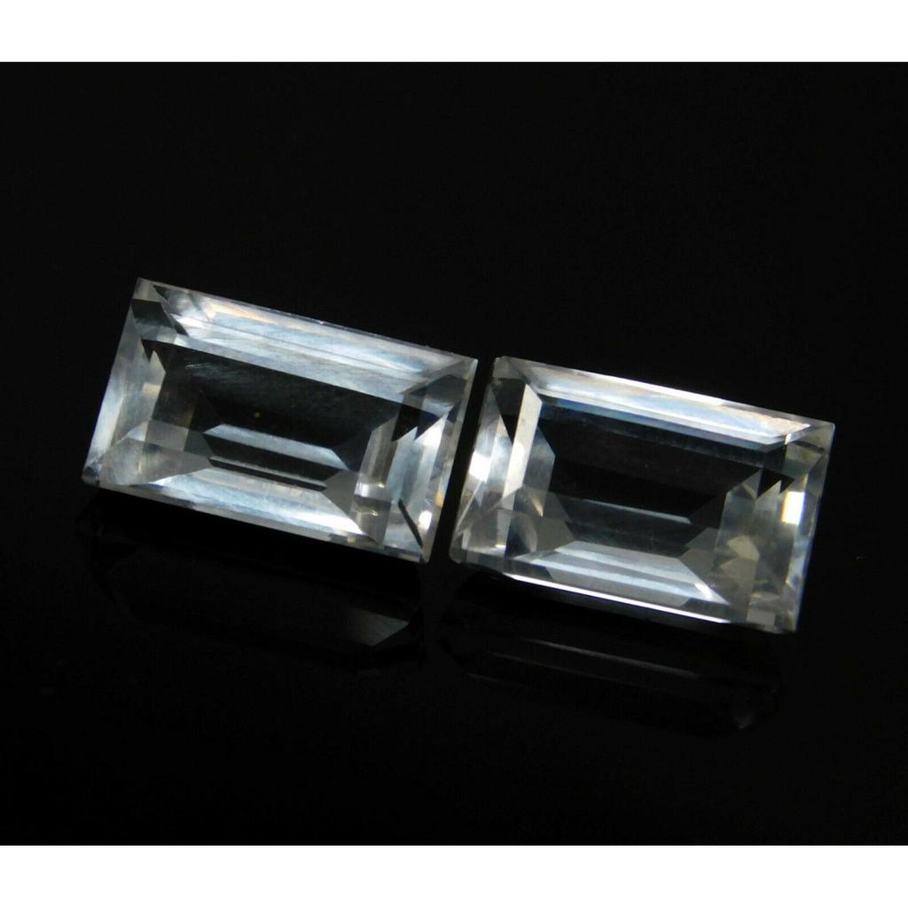 Natural White Ceylon Sapphire 16.32ct Emerald Cut Certified Loose Gemstone
