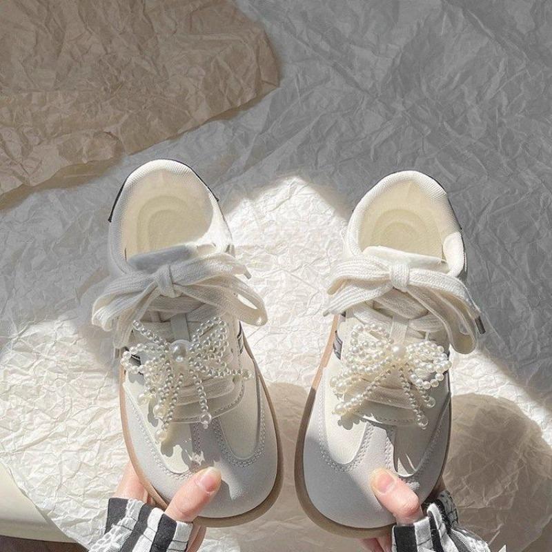 Thick baseplate shoes women's new autumn women's shoes versatile and lightweight retro little white shoes children's tide