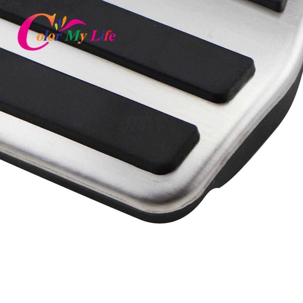Color My Life AT Car Pedals for Ford Focus 4 MK4 2018    Stainless Steel Auto Pedal Protection Cover