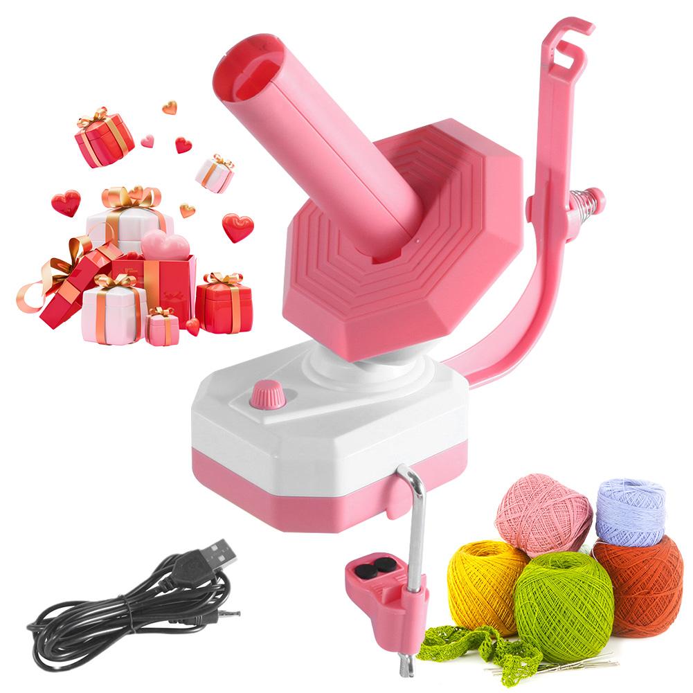 Yarn Winder Electric Yarn Ball Winder Non Slip Base Automatic Yarn Spinner Wool Spinner Roller for Knitting Enthusiast