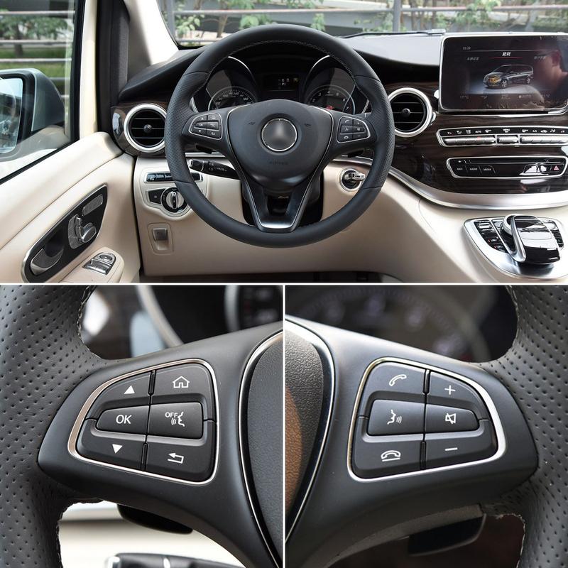 Car Steering Wheel Buttons Multi-function Control Switch Button Cover For Mercedes Benz V Class W447 W448 AMG GT W190 0999050151