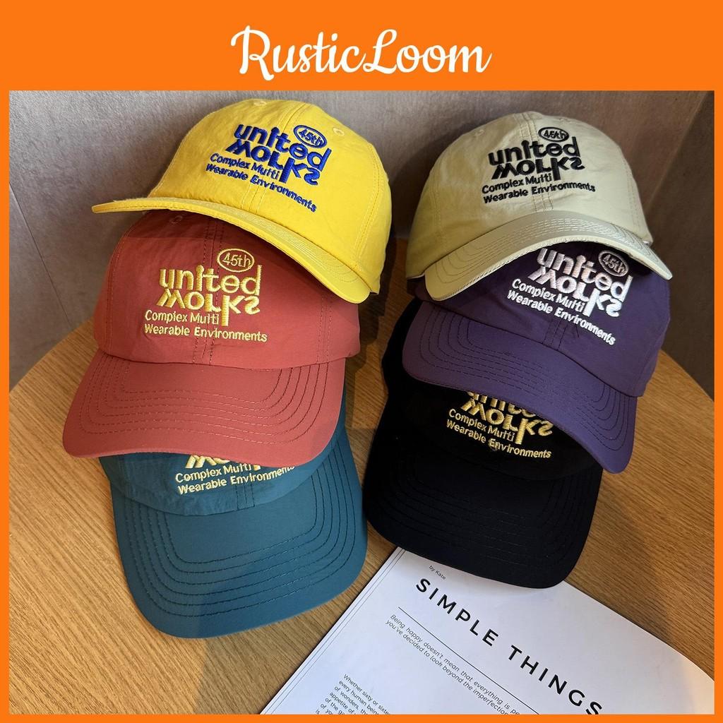 Embroidery United Letter Summer Sunshade Baseball Hats Adjustable Men Women