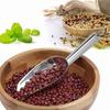Durable Stainless Steel Ice Scoop Straight Handle Multifunctional Food Scoop Silver Utility Scooper Freezer