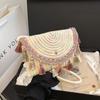 Summer Trend Small Saddle Bag With Seamed Design For Street Fashion Look