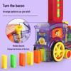 Electric Domino Train Toy: Automatic Card Dispensing for Kids