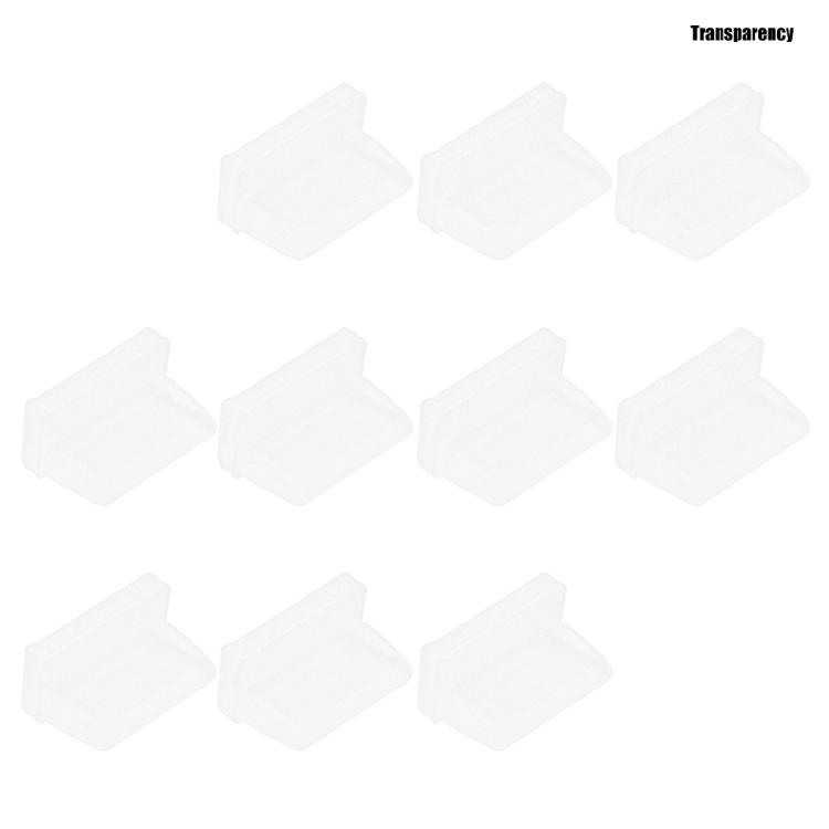 Soft Silicone USB Cover Dustproof Protectors USB Port Cover Universally Fit Computer Laptop Port Maintenance 10pcs