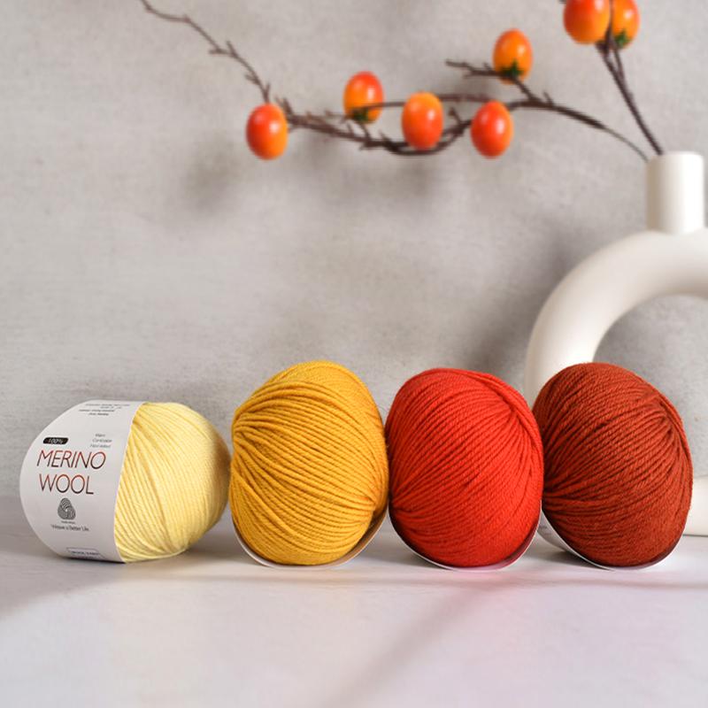 50g/Roll Clothing Material Scarf Soft Texture Yarn Crochet Projects Merino Wool Yarn Winter Multiple Options Available