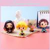 Cute Pvc Tanjiro And Nezuko Demon Slayer Sitting Figures Perfect For Cake Toppers
