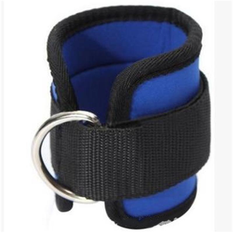 Body Building Resistance Band D-ring Ankle Strap Buckle Gym Latestest Multi Thigh Leg Ankle Cuffs Power Weight Lifting Fitness Rope