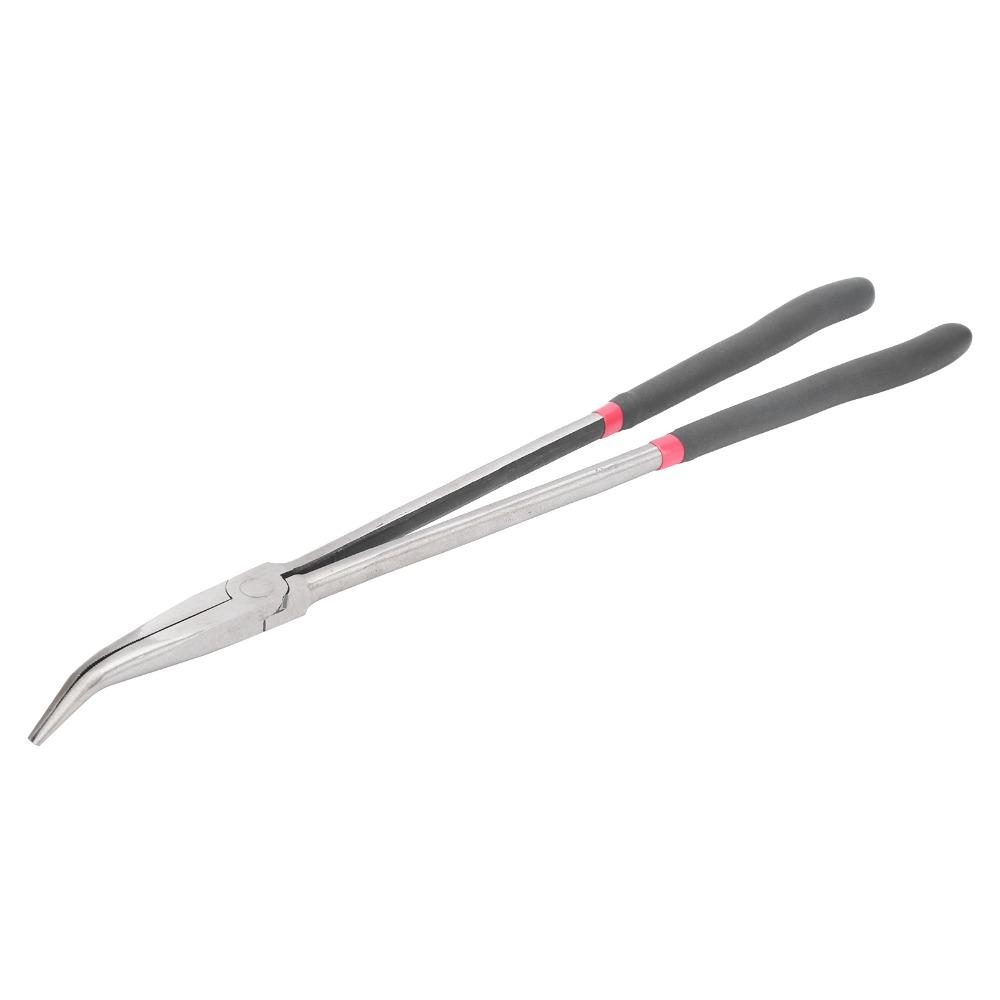 Nonslip Handle Long Handle Steel Pliers Carbon Steel Long Reach Pliers Narrow Spaces