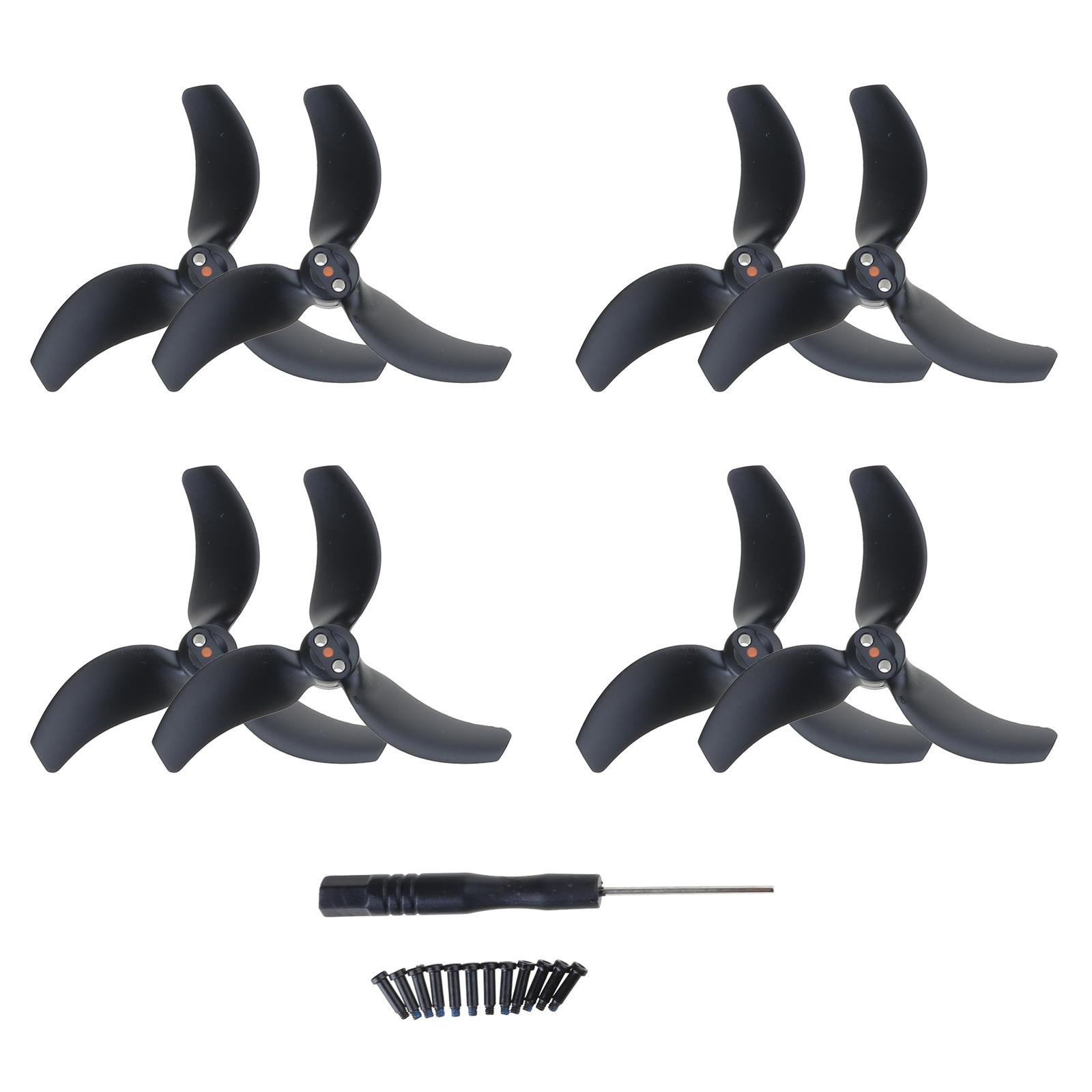 

2/4Pair Low Noise Propellers Flight Propellers Screw for Avata 2 Propellers Experience Superior Stability and Durability чорний