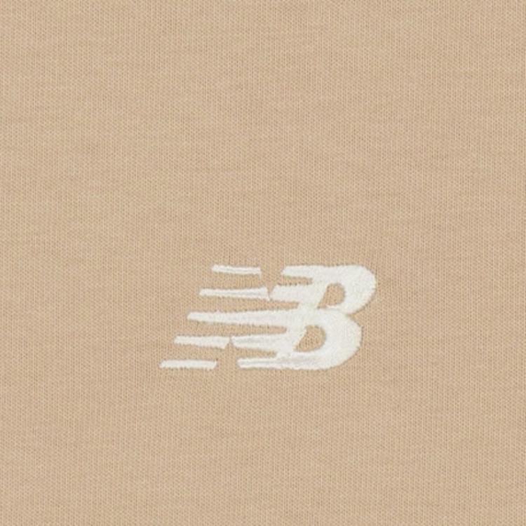 New Balance Kids Logo embroidered Cotton T shirt NEE11261-BEI