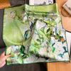 1116 New Fashion Printed Silk Scarf Women's Mulberry Silk Scarf Temperament Decoration Spring and Autumn Scarf Scarf Scarf