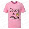 Beers for The Groom Squad T-shirt French Evg Team Future Groom Best Man Tshirt Boyfriend Bachelor Party Tees Wedding Clothing