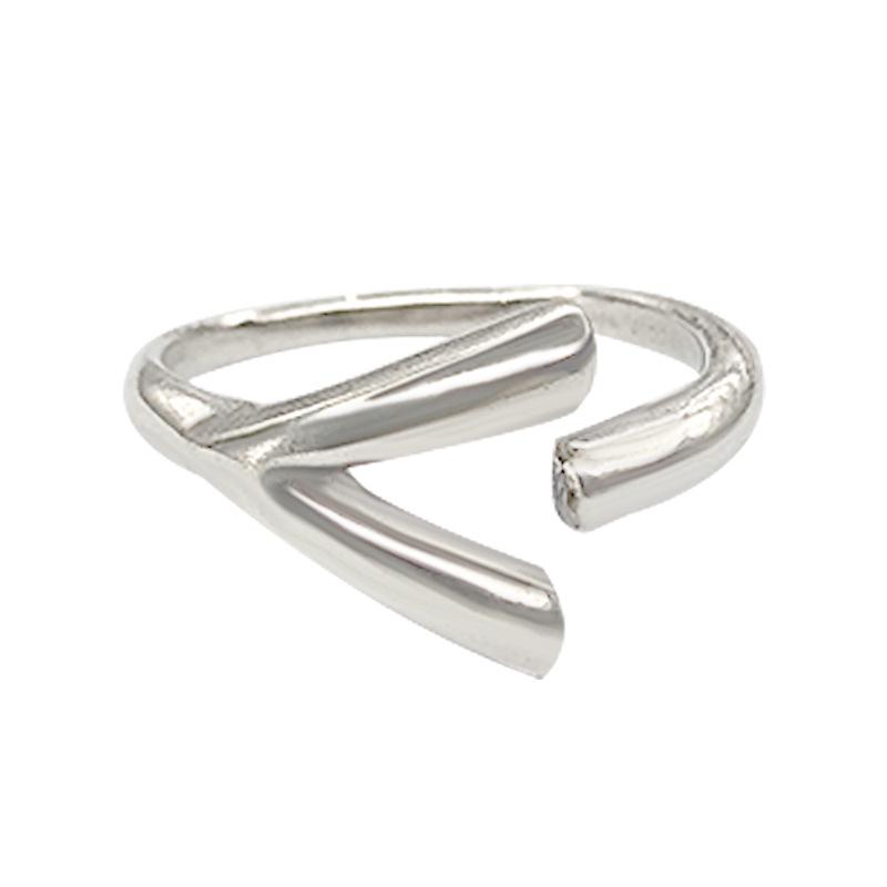 Lan Zhi 925 Sterling Silver Women's Open Ring - Elegant, Non-Fading INS Jewelry with Unique Design