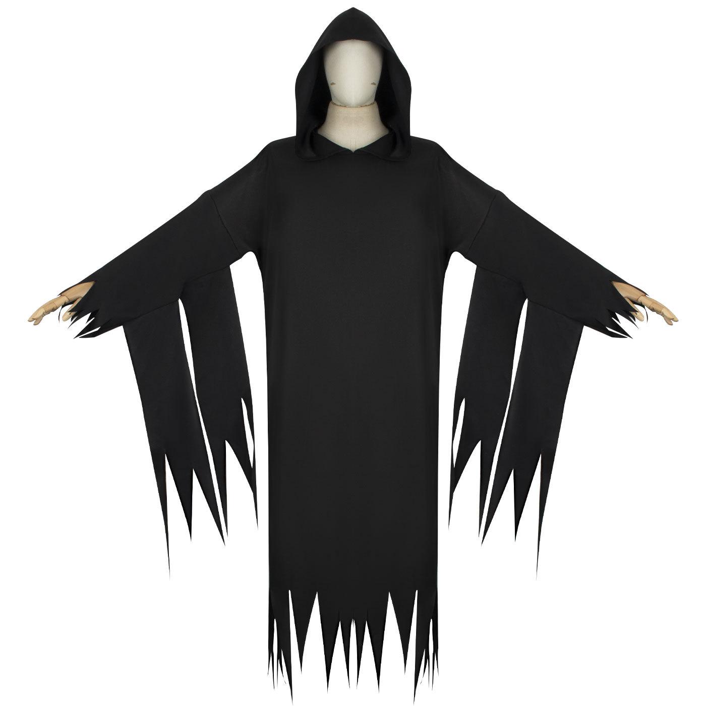 

Ви Крик Новый Гримаса Убийца Черный Плащ Косплей Костюм Хэллоуин Костюм Карнавал S