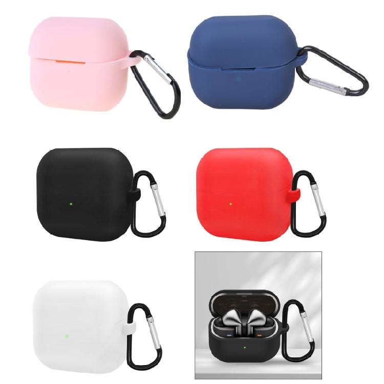 Soft Touches Silicone Case Enclosure For Buds 3Pro, Full Body Protections,With Carabiner Hook, Sound Gear Shell