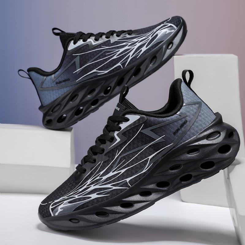 Mens Running Shoes Breathable Lightweight Cushioning Anti Slip Daily Training Fashion Sneakers Trendy Tennis Shoes for Man