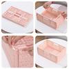 A Top Quality 1Pcs Portable Foldable Plastic Storage Basket - Stackable Organizer Box for Makeup Jewellery Toys - Lightweight