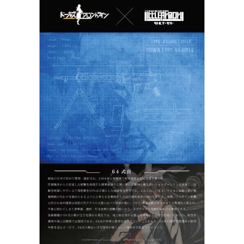 Little Armory LADF04 Dolls' Frontline Type 64 Self-Type Plastic Model