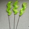 Christmas Green Hair Branch Furry Green Curly Picks Handmade Green Elf Stems for Xmas Tree Topper Holiday Home Decor