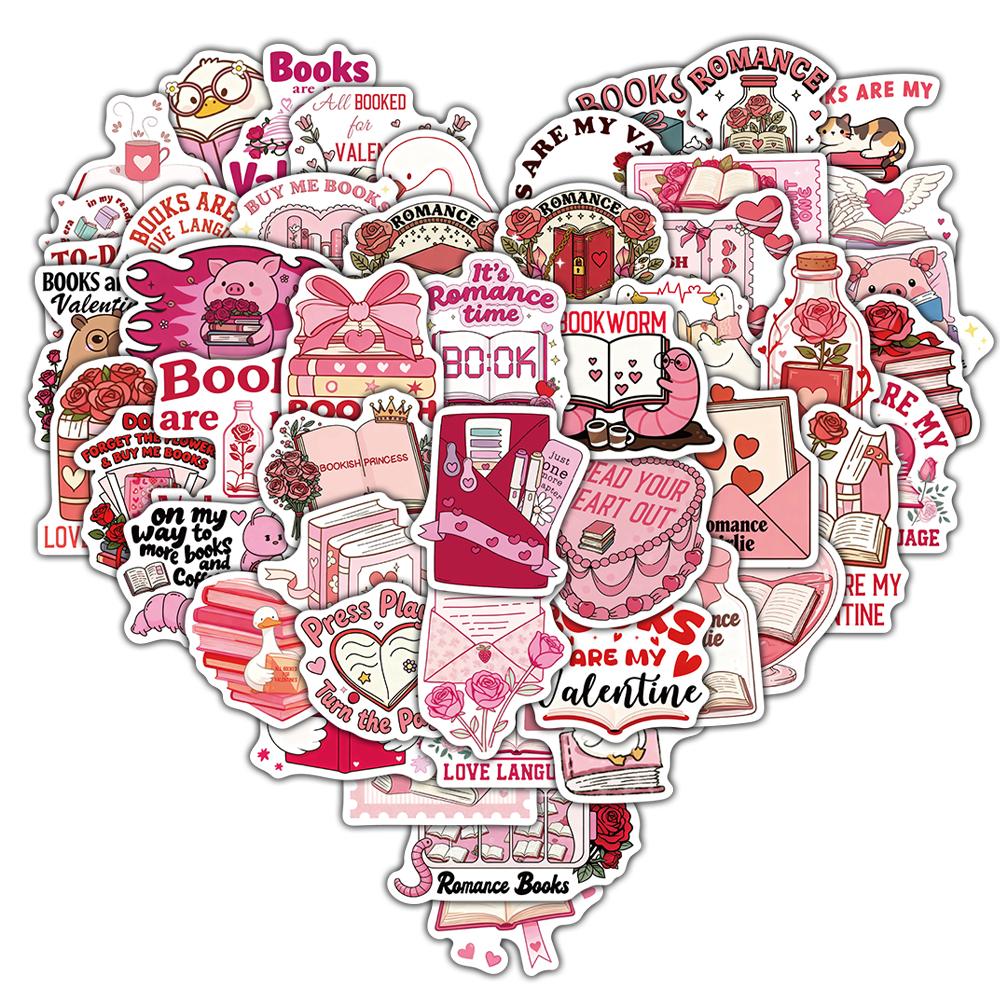 

50PCS Bookish Sticker Notebook Harajuku Creative Motorcycle DIY Decal Gifts Phone Stationery Art Picture Waterproof Stickers