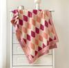 New color matching rhombus plaid imitation cashmere scarf women's versatile thickened thermal air conditioner shawl scarf