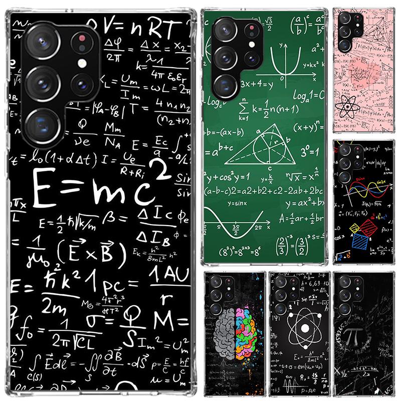 Physics Chemical Mathematics Phone Case for Samsung Galaxy S26 S24 S23 Ultra S25 Edge S22 S21 Plus S20 FE + Soft Print Shell Fun