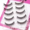 Wet Tip False Eyelashes A Shape Black 9 11mm Mixed C Curl Full Strip False Eyelashes For Women Party Makeup