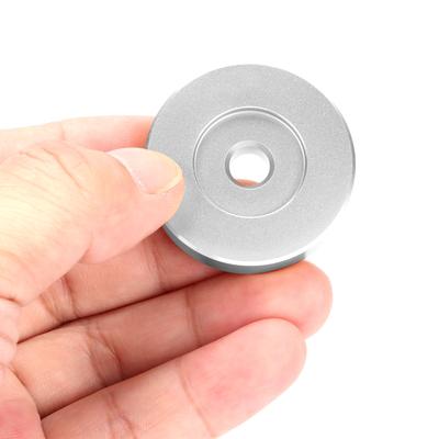 45 U/Min Plattenspieler Adapter Großes Loch Umrüstblatt Schwarzer Klemmadapter für die meisten Schallplatten mit großem Loch