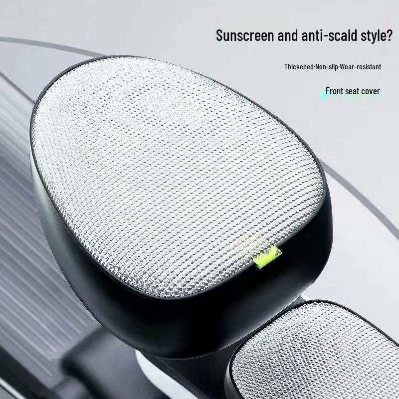 Yadea Aima All-Season Waterproof Electric Bicycle Seat Cover with Sun Protection and Heat Insulation.