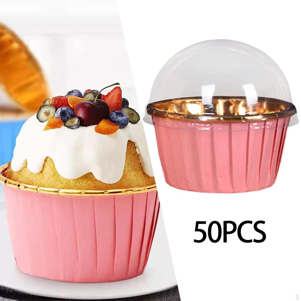 50 stück Weihnachten Cupcake Wrapper Süßigkeiten für Graduierung Geburtstage Halloween Goldene