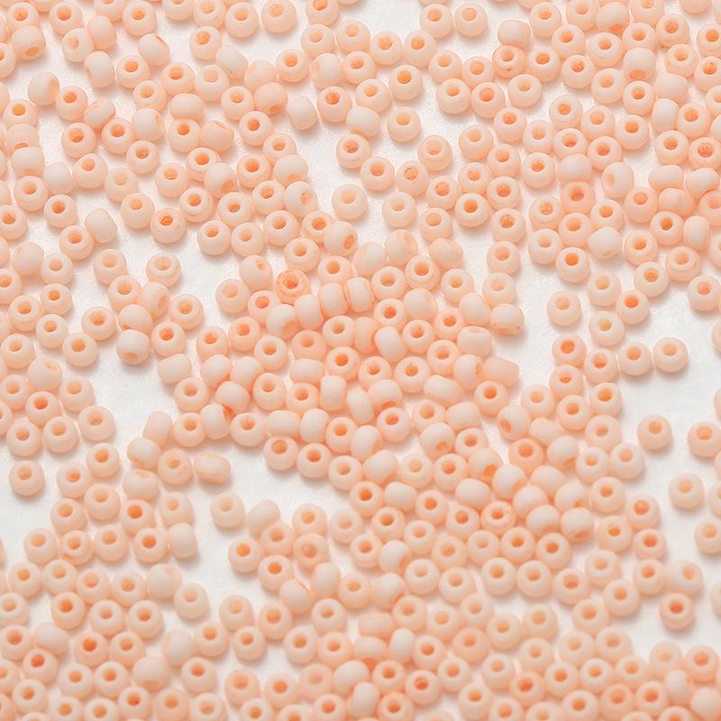 2mm Frosted Round Seed Beads - Macaron Color Series, 10g Pack for DIY Jewelry & Beading